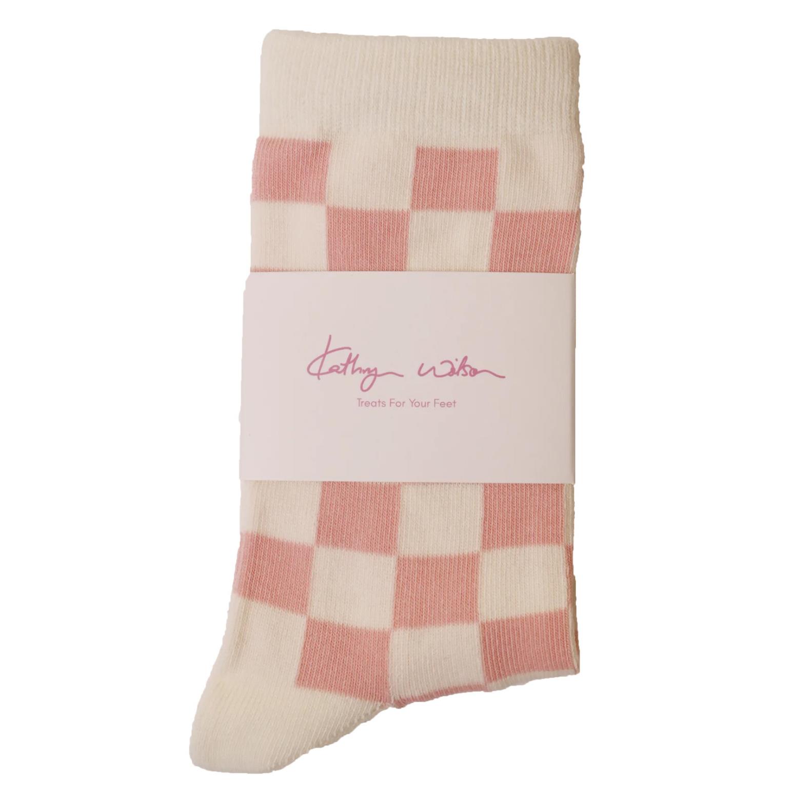 Kathryn Wilson Check Sock